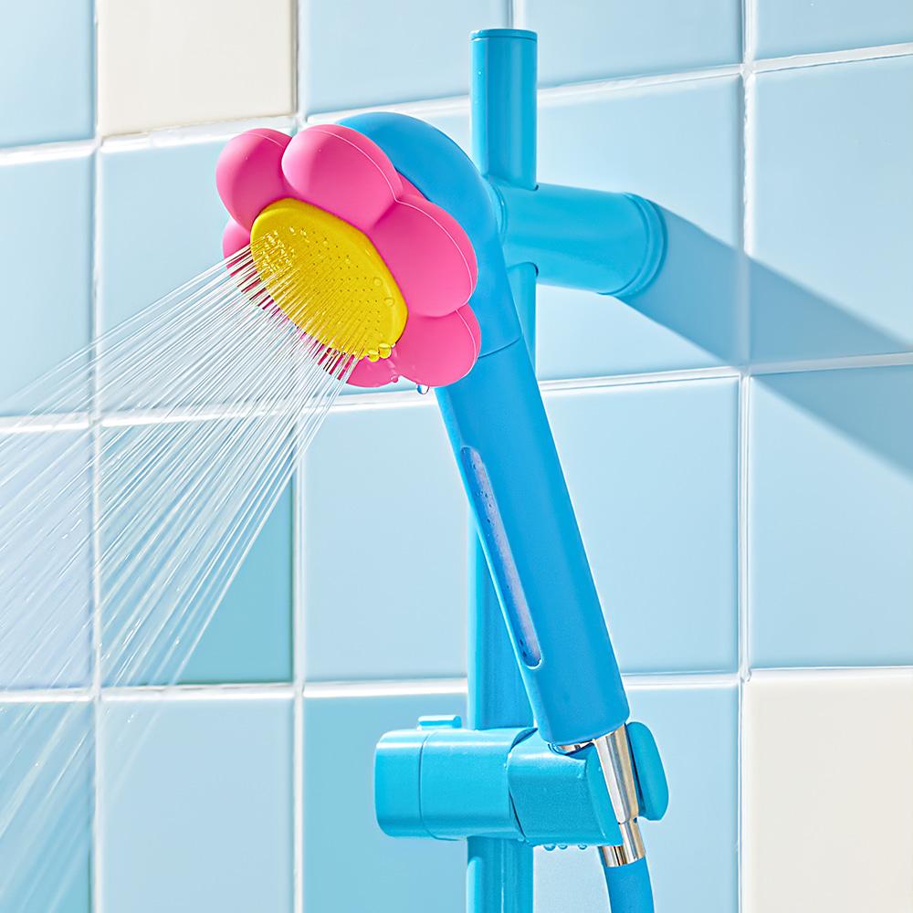 

Wiggle Wiggle Blooming Filter Shower Head + shower hose– Pink & Blue Pink&Blue