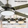 IRALAN Modern Ceiling Fan With Light DC motor with remote control simple LED ceiling fan home appliance 110V 220V