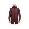 Nike Solid Color Hooded Long Sleeve Cotton Jacket Men Jackets Burgundy FB7545-652