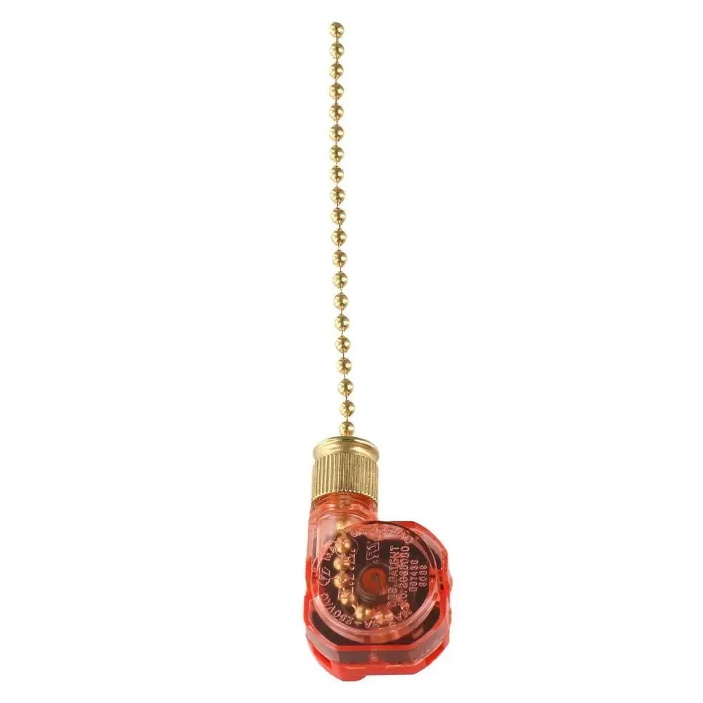 3 Speed Control Ceiling Fan Switch Comfortable Smooth Surface Fan Switch Universal 8cm Chain Ceiling Fan Pull Chain