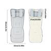 Moisture Wicking Strollers Cushion Reversible Polyester Fabric Easy Installation No Tool Needed Baby Cart Accessory