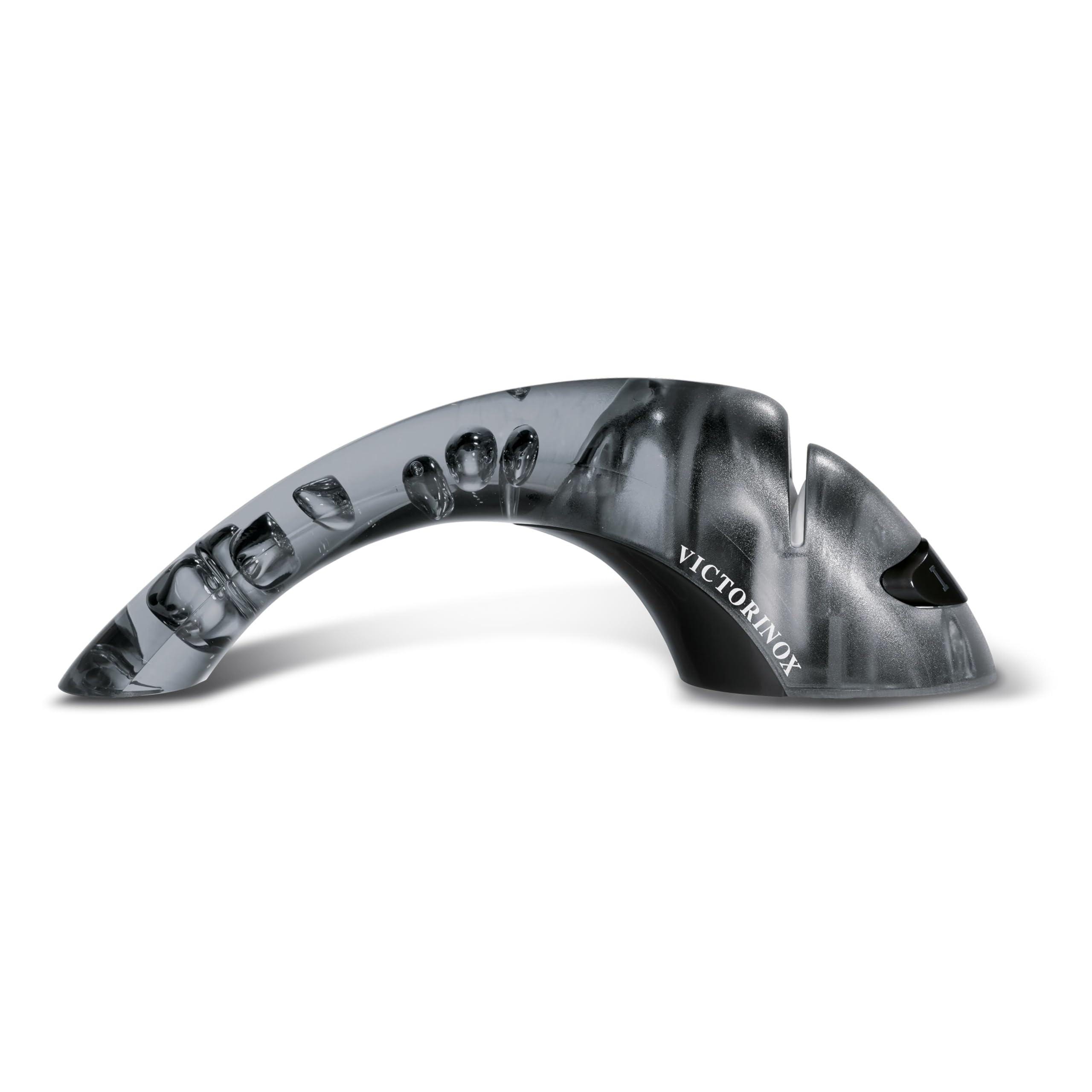 VICTORINOX Knife Sharpener Two stages of sharpening and for easy Knife Sharpener - Easy-to-use 2-Step System, Black. (coarse fine) maintenance. 2-Step
