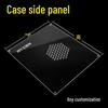 Acrylic Transparent Side Panel with Engraved Pattern for Desktop Computer Heat Dissipation
