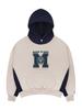 La Maison Studio Unisex Maison Symbol Rugby Snap Hoodie Cream (Fcd1Ts102M)
