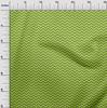oneOone Bumbac Elastic Verde Material Chevron Proiecte Artizanale Decor Material Imprimat La Yard 40 Inch