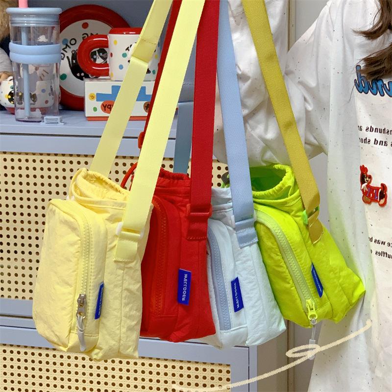 2025 New Outdoor Travel Kettle Bag with Mobile Phone Bag Messenger Bag Men's and Women's Leisure Sports Portable Drawstring Bag