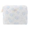 Women Large Capacity Quilted Checkered Makeup Bag Portable Cosmetic Storage Bag Skincare Pouch Lightweight Lady Makeup Bag Purse
