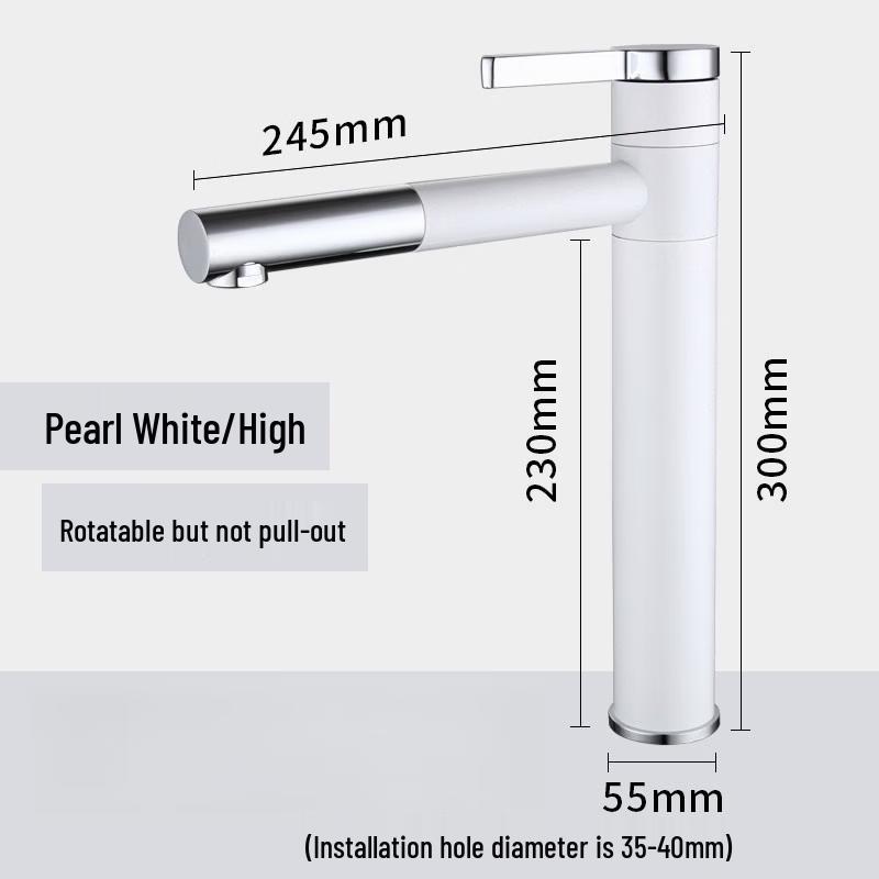 TLXT Bathroom Deck-Mounted Basin Faucet