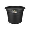 Green Basics Cylinder Flower Pot - Ø 64 X H 49 Cm - Outdoor - 100% Recycled - Black