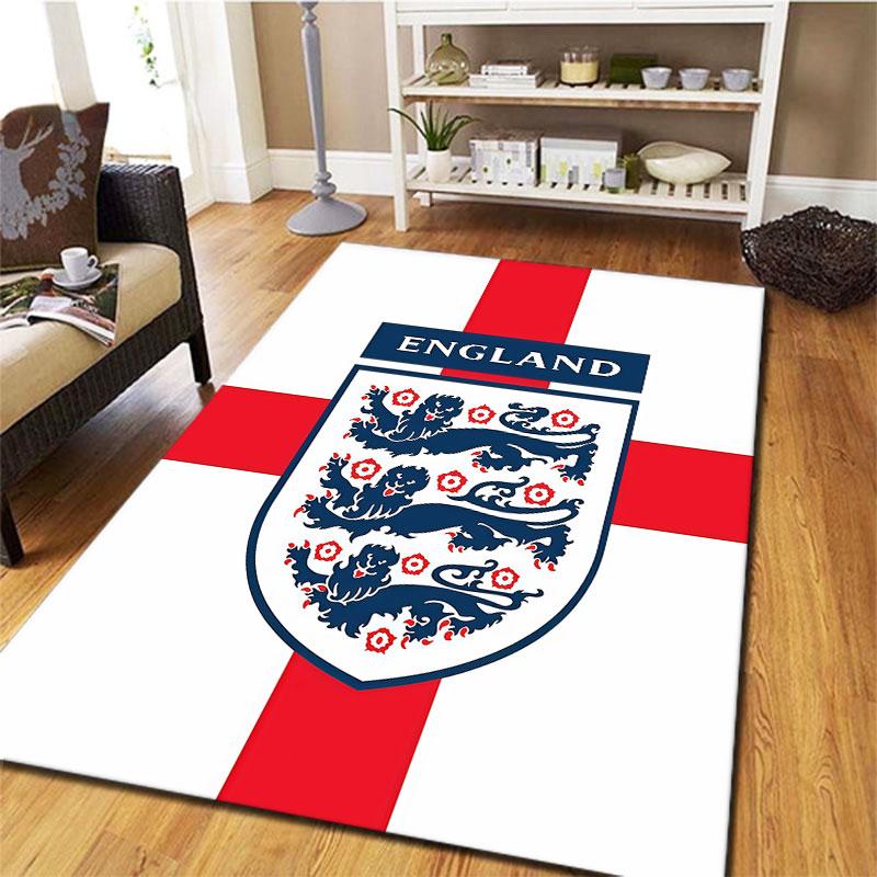 England National Football Team Carpet Rug for Living Room Bedroom Home Sofa Decoration,Kids Play Non-slip Floor Mat