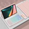 Tastaturabdeckung für Xiaomi Pad 7 7 Pro 11,2 Zoll 2024 Hülle für XIAOMI Pad 7 Pro 11,2 Zoll Hintergrundbeleuchtete Bluetooth-Tastaturhülle Funda