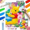 Winnie the Pooh and Piglet Oil Painting Art Set Handmade Diy Gift Home Decoration