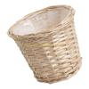 KX4B Woven Wicker Plant Flower Container with Plastic Liner For Home and Garden Use
