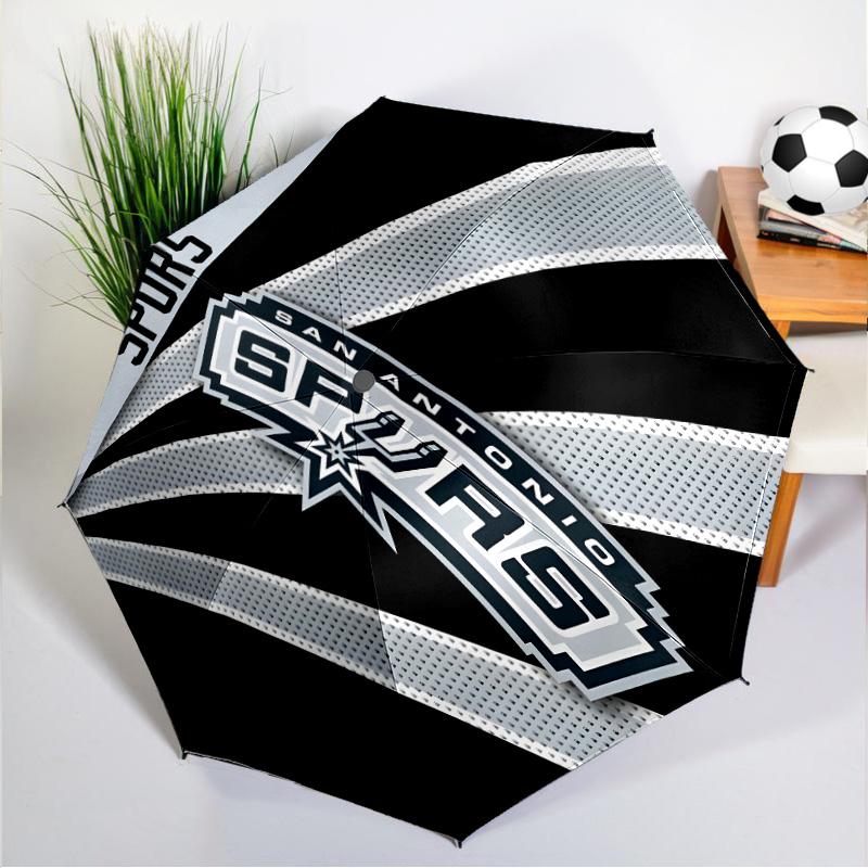San Antonio Logo Umbrella 8-Frame for Travel, Camping, Casual Lightweight Portable Umbrella, Essential for Every Family Holidays Gift