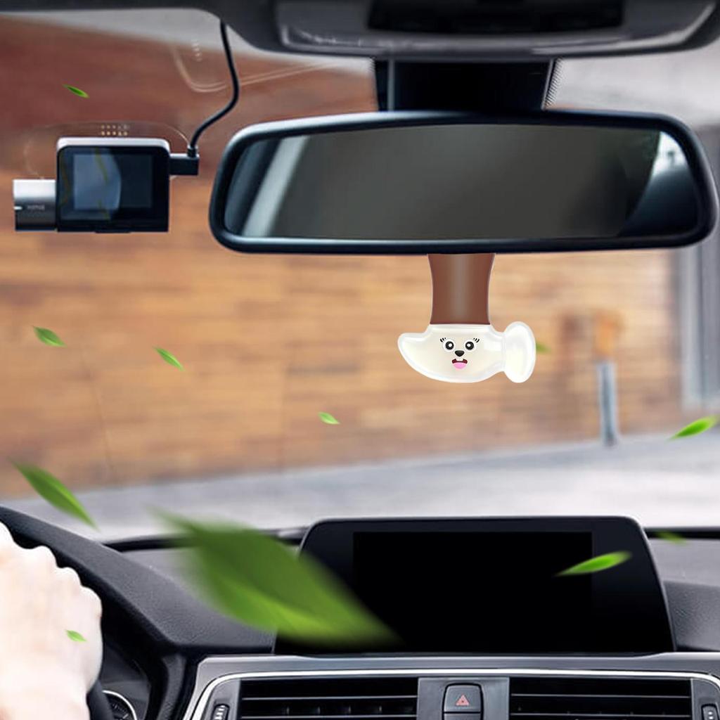 Auto Duftbaum Klebend Rutschfest Cartoon Tier Design Auto Lufterfrischer Rückspiegel Ornament Für Anhänger Wohnmobil