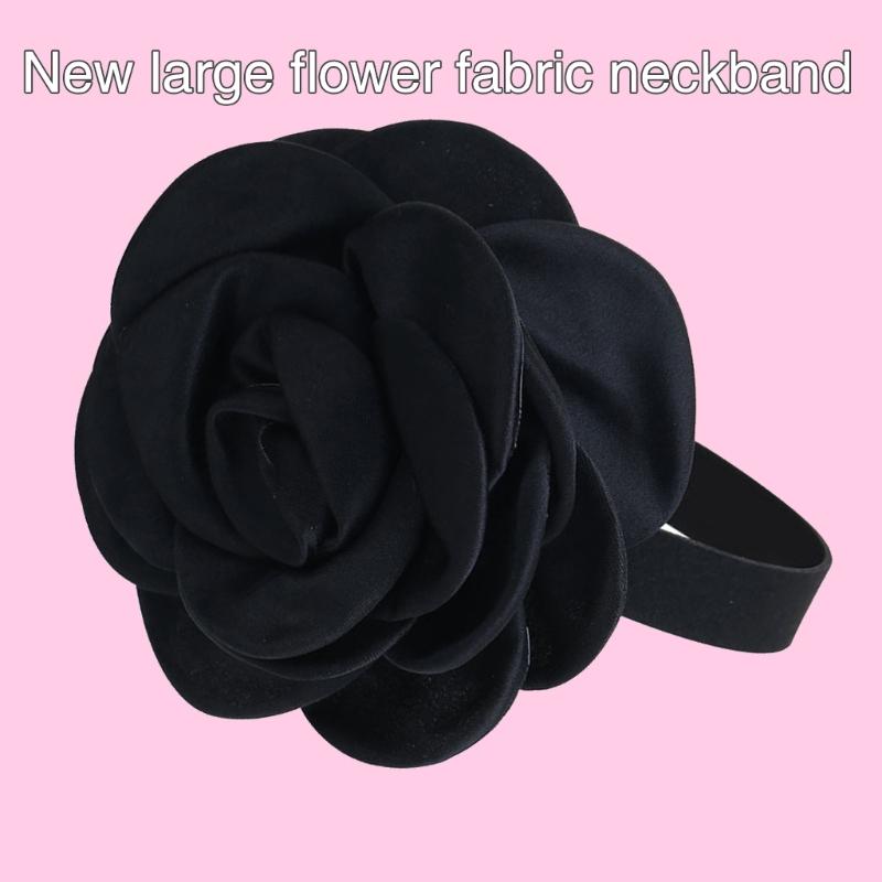 Elegantes Choker-Halsband Schlüsselbein-Kette Rosen-Choker Damen Valentinstagsgeschenk