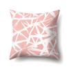 Polyester Pillow Case Automobile Decoration Home Printed Pillow Case Waist Cushion Cover Car Cushion Head Cushion Cover