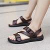 Fashion Men's Shoe Genuine Leathe Sabot Beach Eva Male Slipper Soft Platform Casual Elegant Low Price Designer Luxury Fun Adult Slides