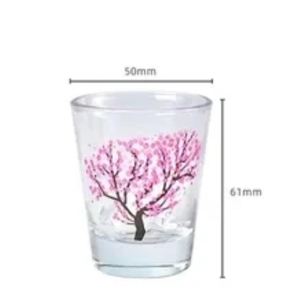 

Меняющие цвет от температуры рюмки для водки, прозрачные, термостойкие, маленькие стеклянные стаканчики для водки, набор барной посуды для бара, бокал для вина 1pcs cup