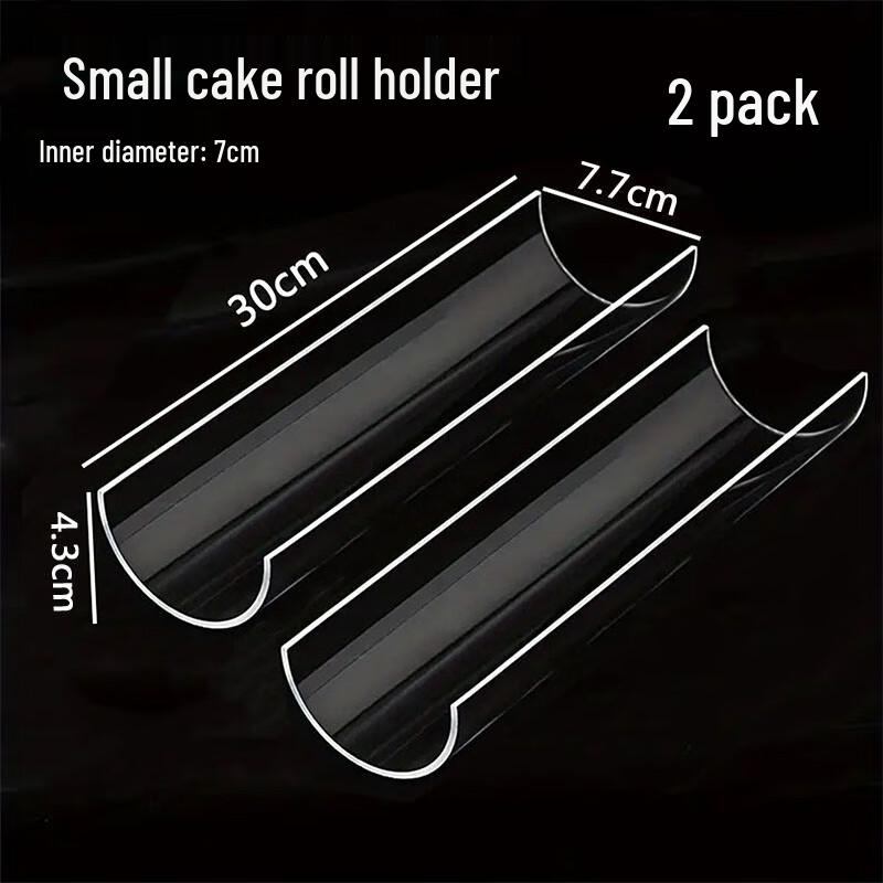 Маленькие прозрачные U-образные зажимы для держателя рулета