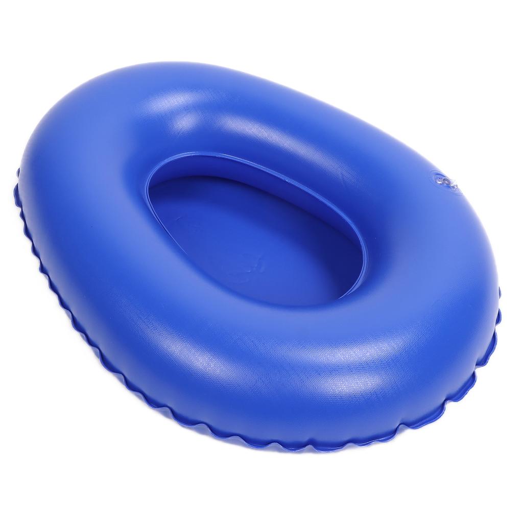 Air Inflatable Bedpan Soft High Density Portative Elderly Bedridden Patients Inflatable Potty Blue