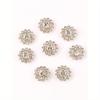 50pcs/set 14MM DIY Accessory, Modern Rhinestone Flower Shaped Garment Decoration Excipient For Dress