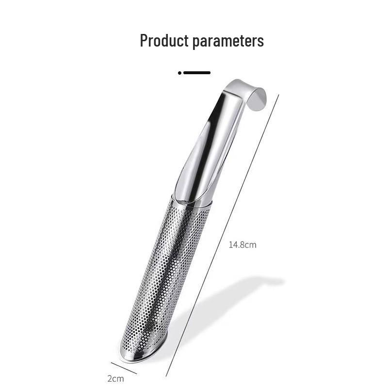Stainless Steel Tea Infuser with Pipe-Shaped Handle