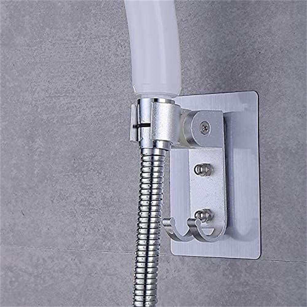 2Pcs Bathroom Shower Head Holder Adjustable Spray Wall Mounted Handheld Bracket