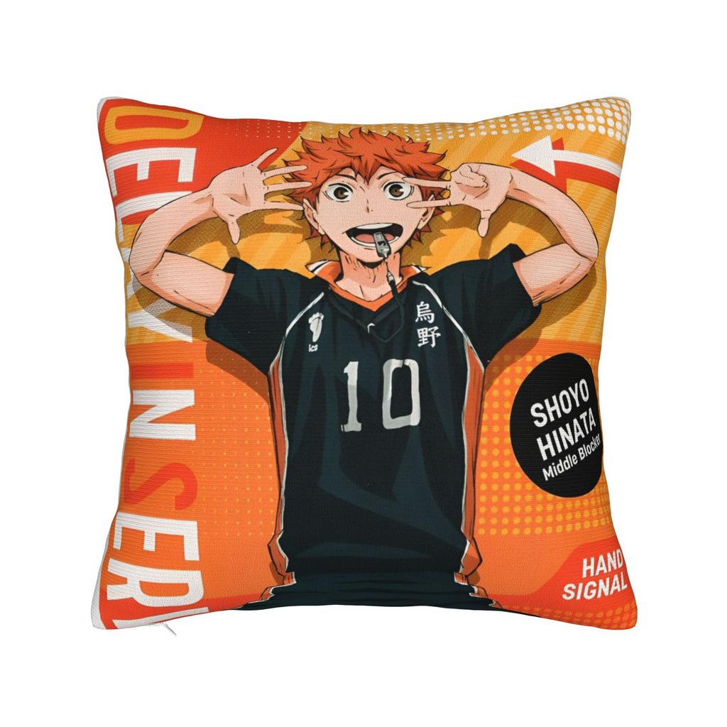 Oikawa Haikyuu Anime Pillowcase Cushion Cover Decorative Bokuto Volleyball  Pillow Case Cover Bedroom Square