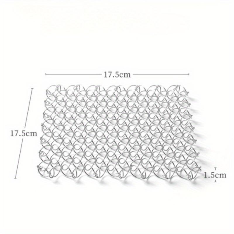Outdoor Spring Insulated Mat 304 Stainless Steel Heat Insulation Pad Trivet Mat Hot Pad for Hot Dishes Pots and Pans for Camping