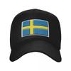 Boné de Beisebol com Bandeira D da Suécia Boné de Sol Chapéu Snap Back Marca Boné Unissex Chapéu Marca de Luxo FeUnissex Unissexs