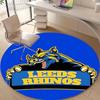 Personalized Leeds Rhinos Round Chair Office Rug - Perfect for Mat, Office Chair & More - Ideal Gift for Birthdays and Holidays