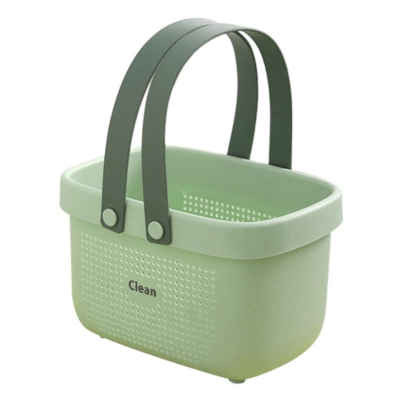

Portable Storage Organizer Caddy Shower Caddy Tote Storage Bins with Handles for Bathroom Dorm Kitchen Bedroom Bath 1 зелений