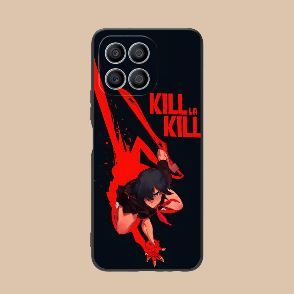 La Kill Ryuko Matoi Phone Case for Honor 90 80 70 60 50 30 20 10 9 8 7 Pro S SE Lite 5G Black Smartphone Cellphones Cover