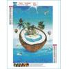 5D Diy Diamond Painting Interesting Island Cross Stitch Set Full Diamond Embroidery Mosaic Art Picture of Rhinestones Decor Gift