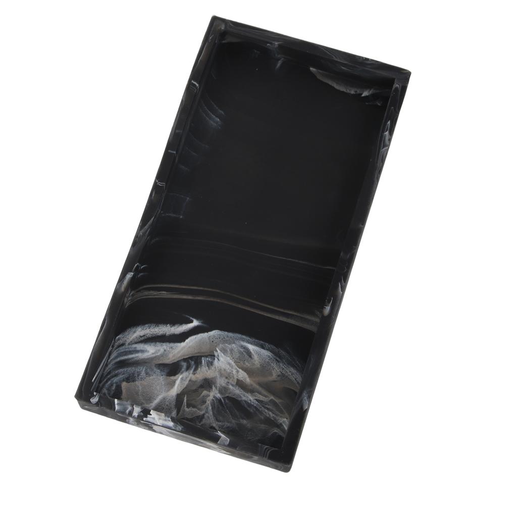 Förvaringsbricka i silikon, splittringssäker, nyckel-, fingerring-, bänkskiva-, diskho-, sminkbordsbricka för tvåldispenser