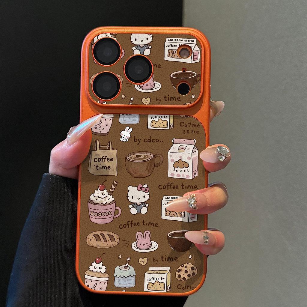 Milk Kitty Compatible Anti-Fall Phone Case for Apple 14/15/16 Pro/Max, High-End Protection
