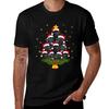 Black Lab Christmas Tree T Shirt Tshirt Comfortable Daily Wear Tee