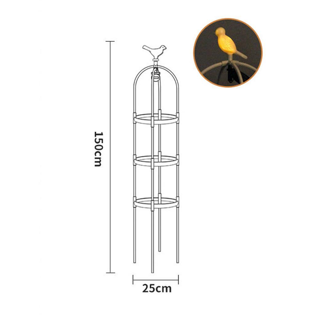 Garden Trellis Shelf Flower Tower Support Rack Plug-in Frame Rose Vine Tomato Climbing Trainer Plant Vegetable Growing Stander
