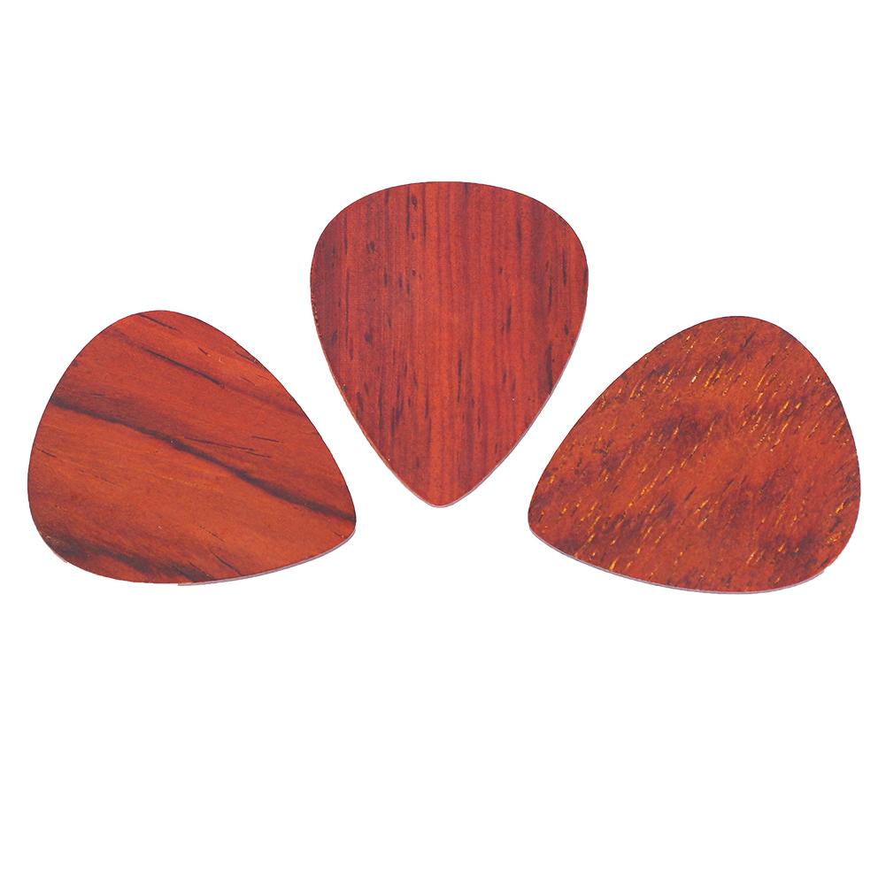 3 buc chitară pick din lemn de trandafir 1 mm grosime chitară pick instrument muzical accesoriu pentru jucători