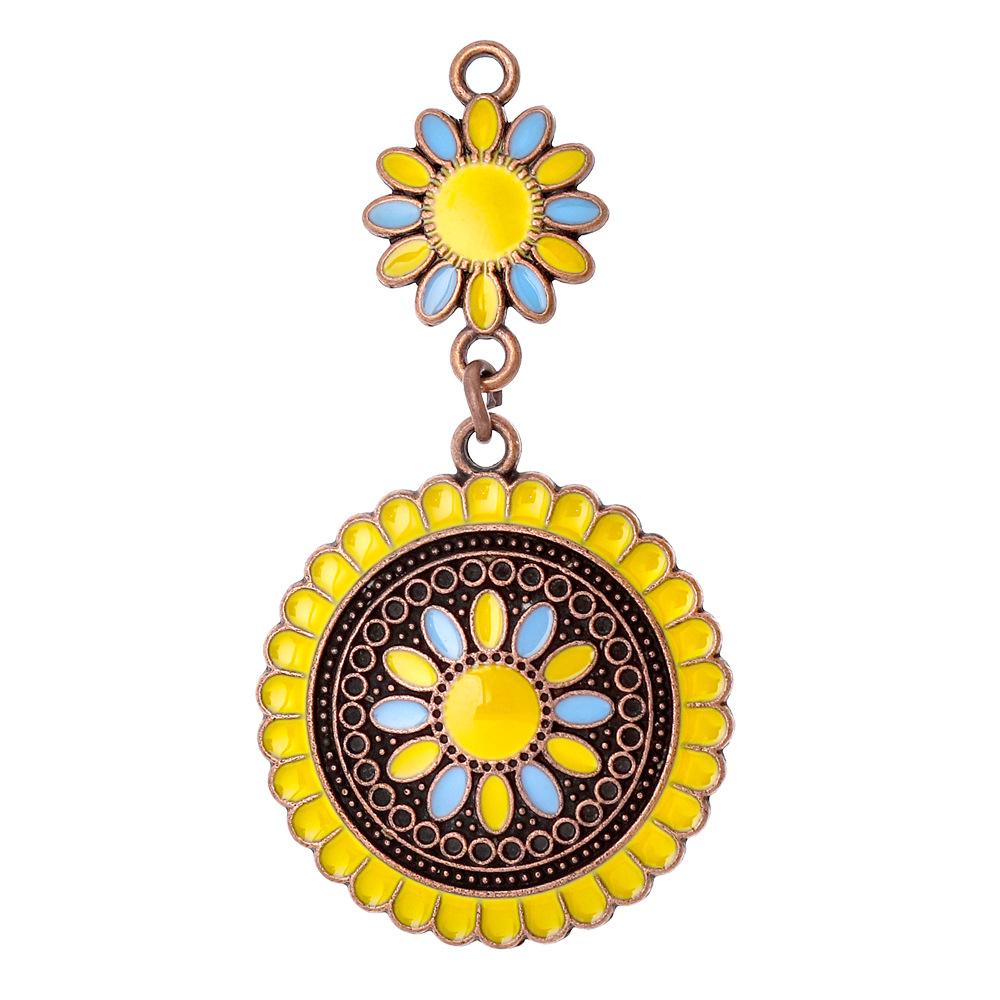 2026 New Arrival Bohemia Enameling Pendants for Women Earrings Necklaces Pendants Charms Jewelry Making DIY Jewelry Accessories