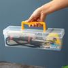 Transparent Hardware Tool Box Large Capacity Tool Storage Box Pulleys Storage Screw Box  Organizer