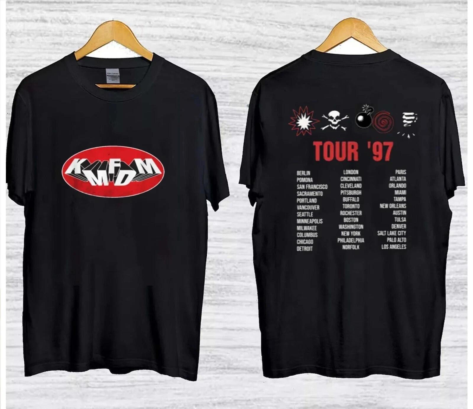 KMFDM Band Shirt KMFDM 1997 Symbols Tour Concert 2026 T-Shirt XXXXL