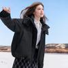 Betu Women's Workwear Style Hooded Down Jacket