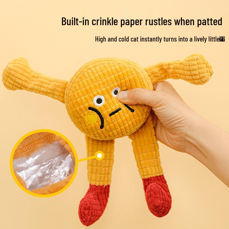 Haustier Spielzeug: Beißfestes Gelbe Ente Plüschtier für zahnende Welpen und Hunde