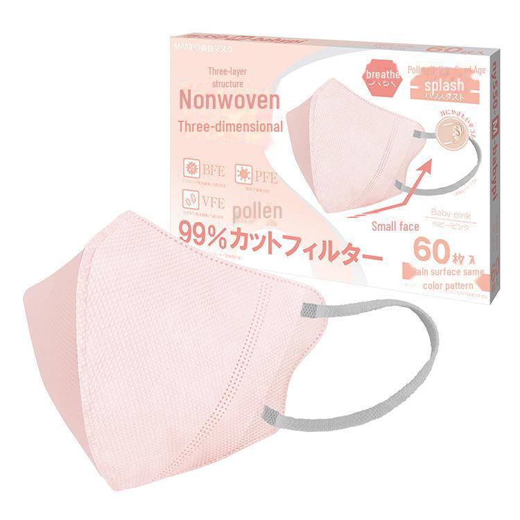 

Одноразовая дышащая 3D-маска для защиты ушей на весну и японская упаковка для женщин One Size