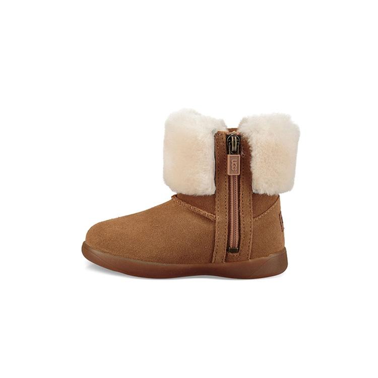 (PS) UGG Ramona Fleece Lined Brown Kids 1095571T-CHE EU 23.5