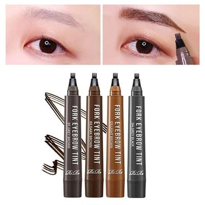 Fork Tattoo Eyebrow Tint 4 Colors / Lasts Up To 8 Days, Waterproof, Eyebrow Tattoo Pen