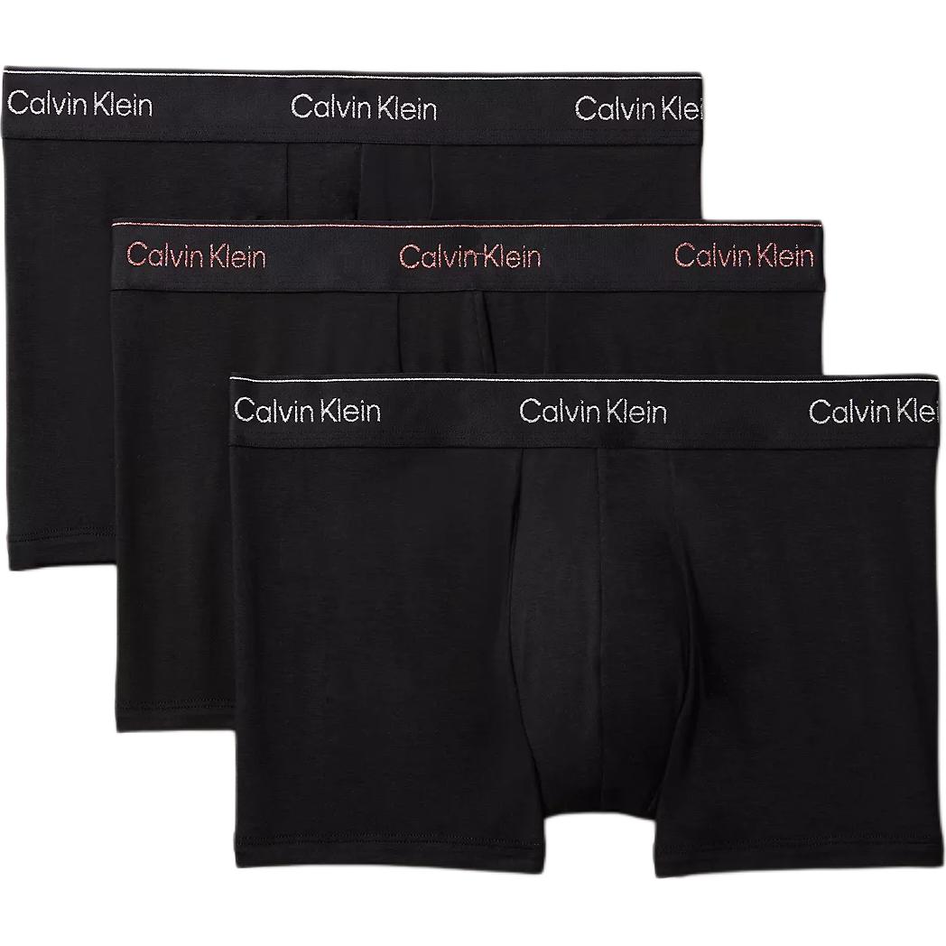 

Calvin Klein Minimalist Comfortable Stylish Elastic Low Rise Underwear 3 Pack Men Underwear Black NB4076-019 S