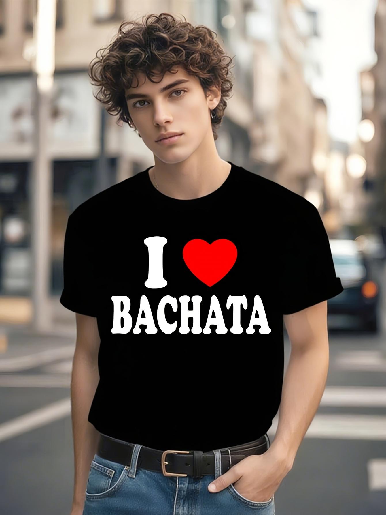 Bachata Dance Graphic Tshirt Graphic Tshirt - Black with ... S